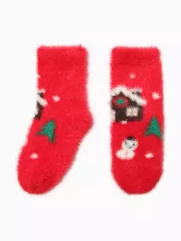 Носки детские пуховые, МИКС, р-р 16-18