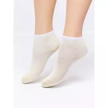 Носки детские, размер 12, цвет бело-жёлтый