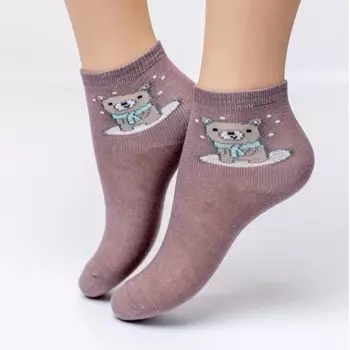 Носки детские, размер 12, цвет кофе