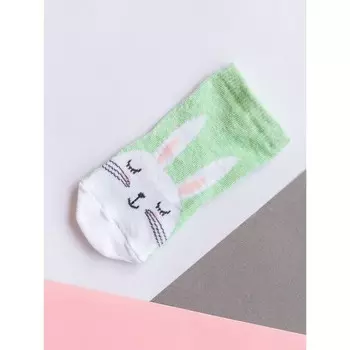 Носки детские, размер 12, цвет светло-зелёный