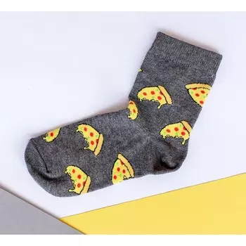 Носки детские, размер 16, цвет тёмно-серый