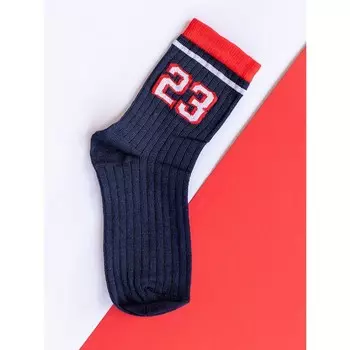 Носки детские, размер 16, цвет тёмно-синий