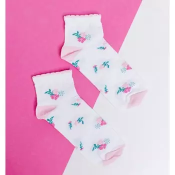 Носки детские, размер 20, цвет белый