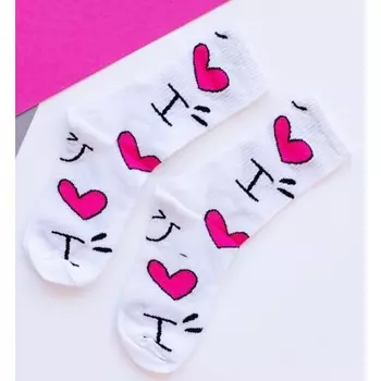 Носки детские, размер 22, цвет белый