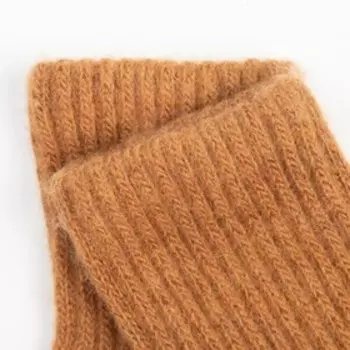 Носки детские с пухом верблюда, цвет рыжий, размер 5 (5-7 лет)