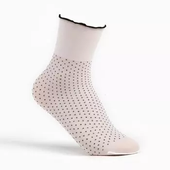 Носки для девочек с точками CE POINT, цвет белый (bianco), размер 22-24