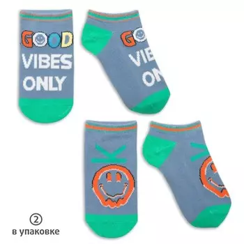 Носки для мальчиков, размер 20/22, цвет джинс/джинс 2 шт.