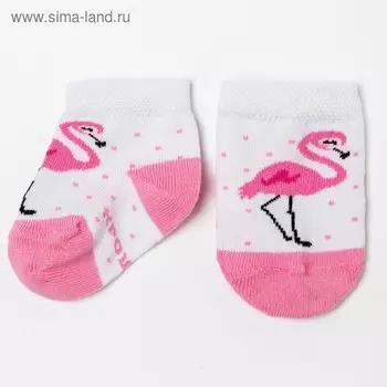 Носки Крошка Я «Фламинго», 6-8 см