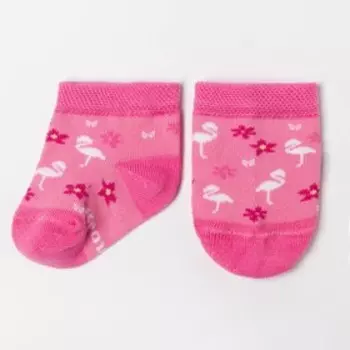 Носки детские Крошка Я «Листья», 2 пары, 6-8 см