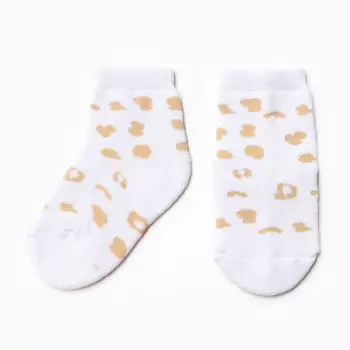 Носки махровые детские, белые, р-р 16-18