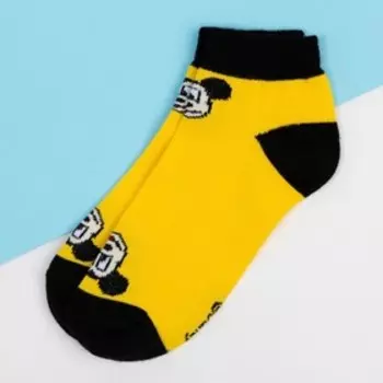 Носки Микки Маус, желтый, 14-16 см