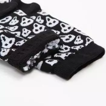 Носки MINAKU «Крик», цвет чёрный, размер 38-39 (25 см)