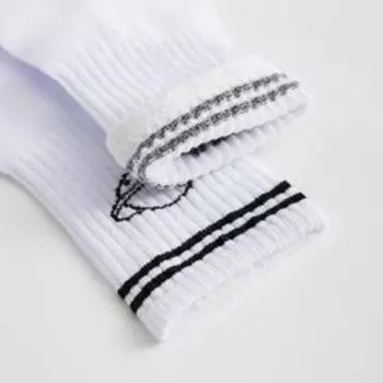 Носки MINAKU «Планета», цвет белый, размер 38-39 (25 см)