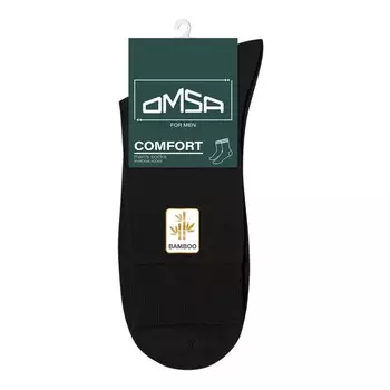 Носки мужские Bamboo OMSA CLASSIC, размер 42-44, цвет nero