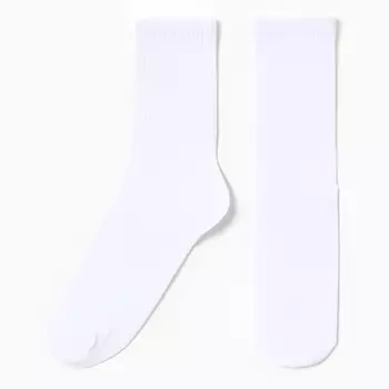 Носки мужские, цвет белый, размер 25-27