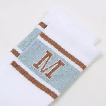 Носки мужские, цвет белый, размер 27-29