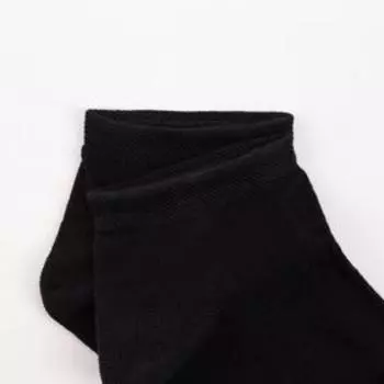 Носки мужские, цвет чёрный, размер 25