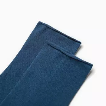 Носки мужские, цвет джинсовый, размер 27-29