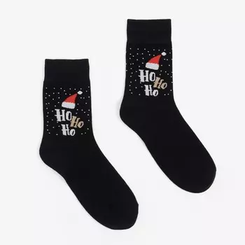 Носки мужские HO-HO-HO, цвет тёмно-синий, размер 40-44