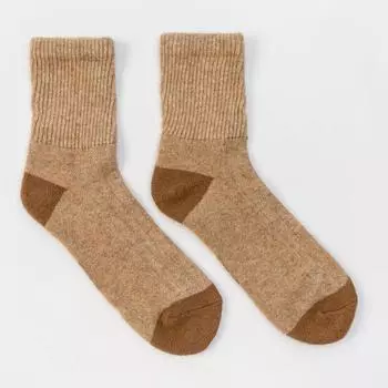 Носки мужские из монгольской шерсти, цвет бежевый, размер 27 (40-42)