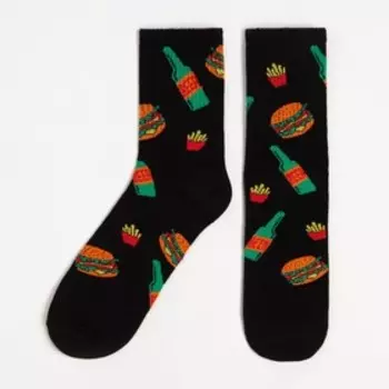 Носки мужские KAFTAN Food & Beer, размер 41-44 (27-29 см)