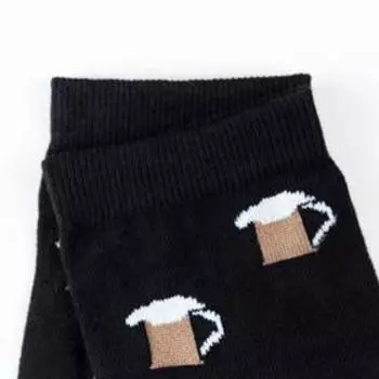 Носки мужские «Кружка» цвет чёрный, размер 27