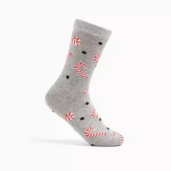 Носки мужские «Леденцы» цвет серый, размер 29