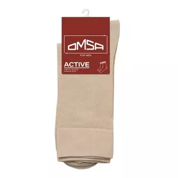 Носки мужские летние OMSA ACTIVE, размер 45-47, цвет beige