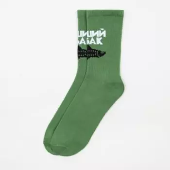Носки мужские "Лучший рыбак" размер 41-44 (27-29 см), МИКС