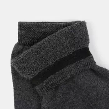 Носки мужские махровые, цвет тёмно-серый, размер 27