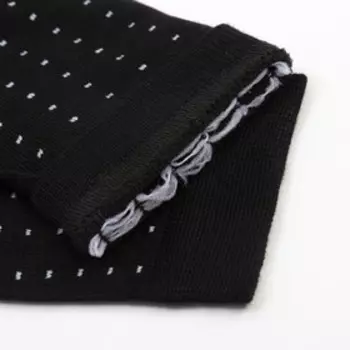 Носки мужские MINAKU «Белые точки», цвет чёрный, размер 42-43 (29 см)