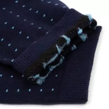 Носки мужские MINAKU «Голубые точки», цвет синий, размер 40-41 (27 см)