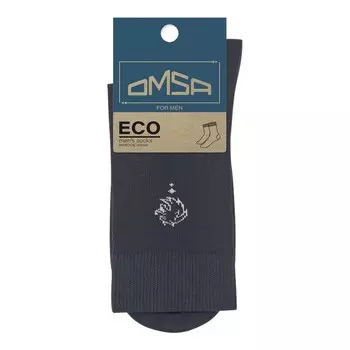 Носки мужские OMSA ECO, размер 39-41, цвет grigio scuro