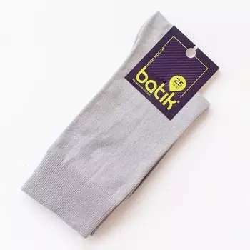 Носки мужские, размер 29, цвет светло-серый