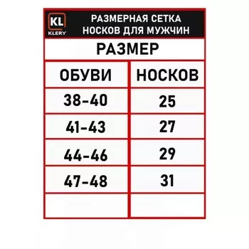 Носки мужские, размер 31