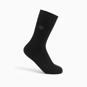 Носки мужские шерстяные, цвет чёрный, размер 25