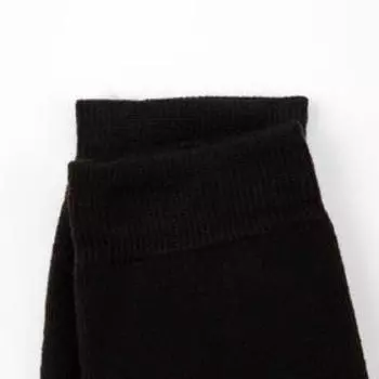 Носки мужские шерстяные GRAND LINE, цвет чёрный, размер 25