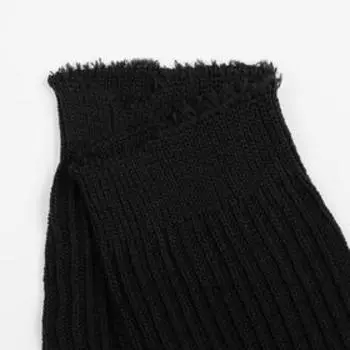 Носки мужские тёплые, цвет чёрный, размер 27