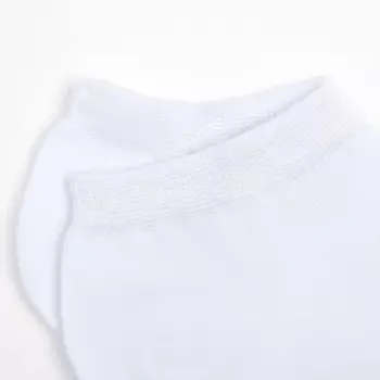 Носки мужские укороченные MINAKU «Бамбук», цвет белый, размер 40-41 (27 см)