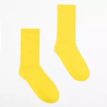 Носки неон, цвет жёлтый, размер 25-27