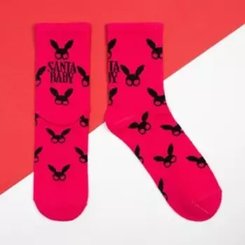 Носки новогодние женские KAFTAN "Santa baby" р. 36-39 (23-25 см)