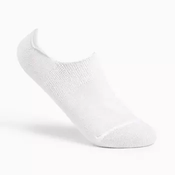 Носки-подследники мужские, цвет белый, размер 25-27