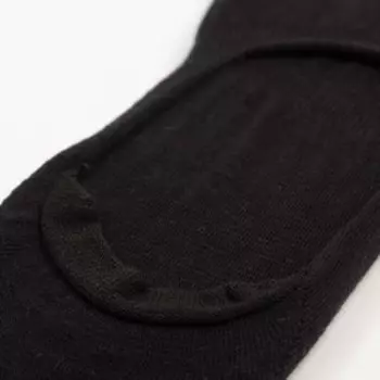 Носки-подследники женские, цвет черный, размер 36-39