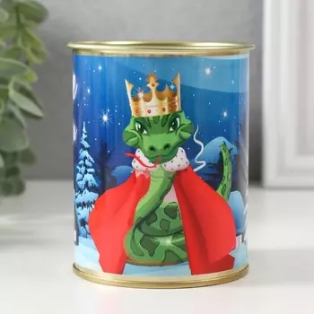 Подарочные носки в банке «Главе семьи», (внутри носки мужские, чёрные)