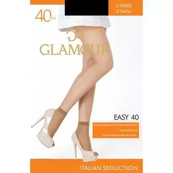 Носки женские (2 пары) GLAMOUR Easy 40 ден цвет бежевый (daino)