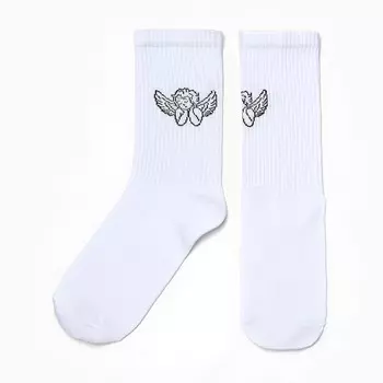 Носки женские «Ангел», белые, размер 23-25