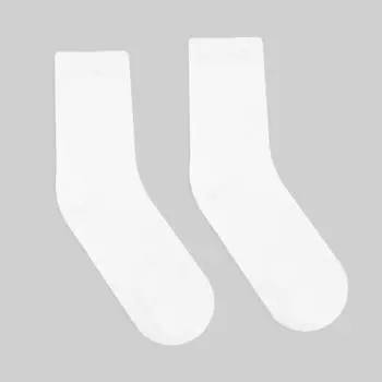 Носки женские, цвет белый, размер 23-25