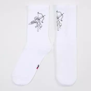 Носки женские, цвет белый, размер 23-25