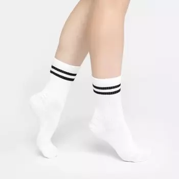 Носки женские, цвет белый, размер 23-25 (36-38)