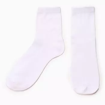 Носки женские, цвет белый, размер 23